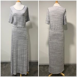 MODEST Lou & Grey space gray maxi dress size L EUC